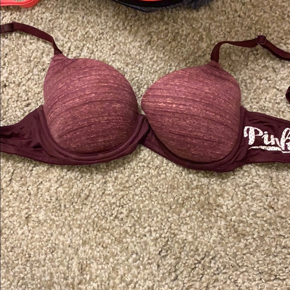 Pink bra